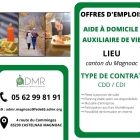 ADMR DU MAGNOAC : AUXILIAIRE DE VIE